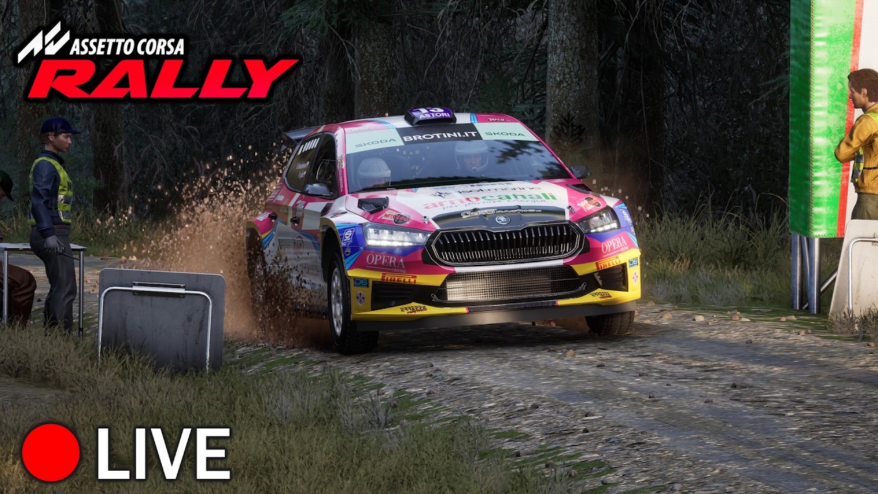 Assetto Corsa Rally 0.3 - Skoda Fabia RS Rally2 | Ustawienia FOV, FFB i kierownicy | LIVE