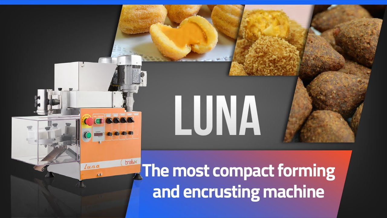LUNA BRALYX COMPACT ENCRUSTING MACHINE - Your Complete Savories & Sweets Factory!