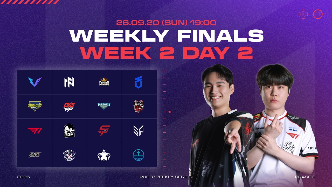 위클리 파이널 WEEK 2 DAY 2 ⎮ 2026 PWS [배틀그라운드] [배그]