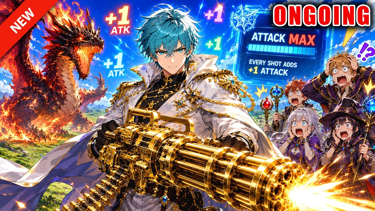 In a World Obsessed With Mages, My System Gave Me Heavy Machine Gun, and Every Shot Adds +1 Attack!
