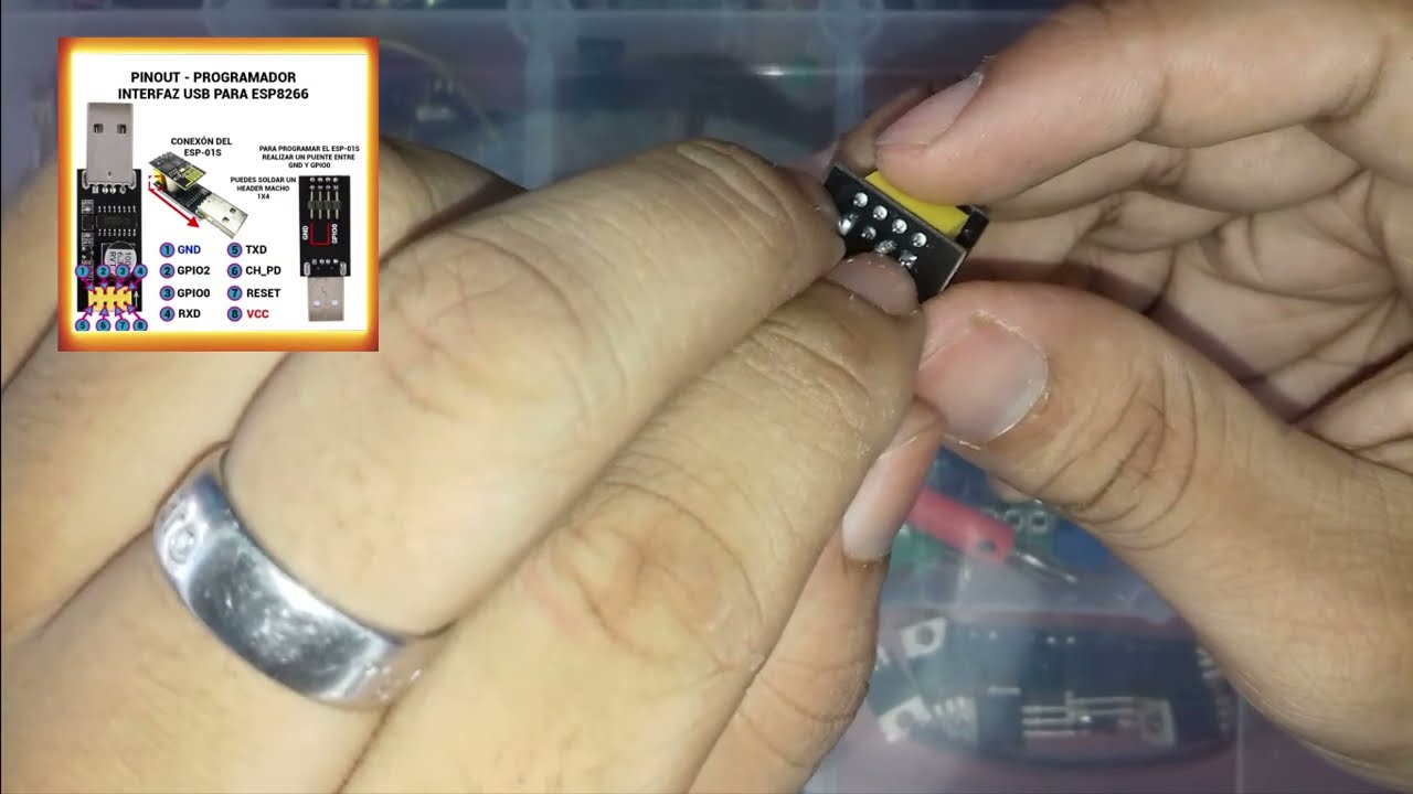 Programación sencilla del ESP8266-01 con módulo USB y el IDE de Arduino