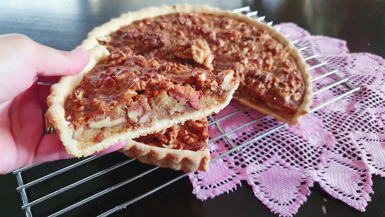وصفة طارط بالكركاع لذيذة جدا احسن من الباتسري، مذاق لا يقاوم  recette de la tarte aux noix