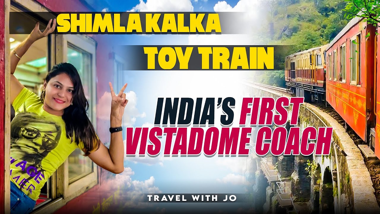 Shimla Toy Train | Kalka to Shimla toy Train🚂 Vistadome Coach (First class) |Toy Train of India🇮🇳
