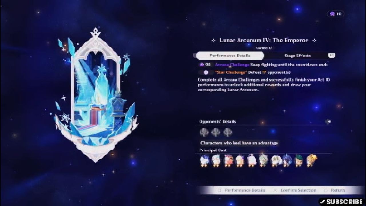 Imaginarium Theater Lunar Mode | Act 1 - 10 Arcanum 2 full clear | Genshin Impact 6.1 | November
