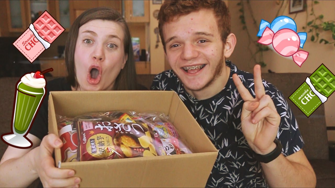 גיא  טיוי טועם חטיפים יפנים |BOX from JAPAN