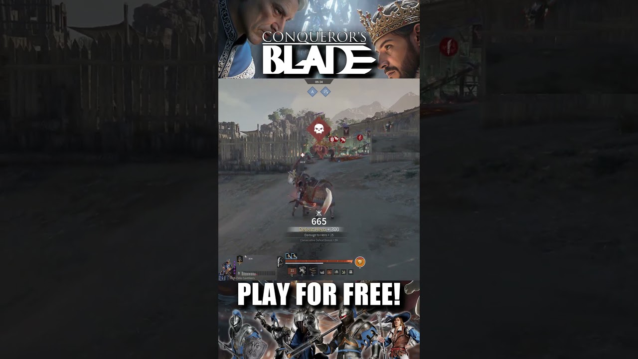Conqueror's Blade -😁😁😁😁😁 PLAY FOR FREE! #Shorts#ConquerorsBlade#CB