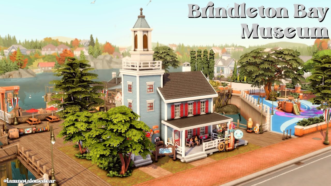 I made a Museum in Brindleton Bay in The Sims 4