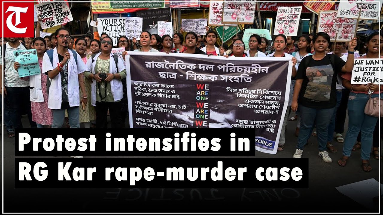 RG Kar rape-murder case: Doctors, health workers take out rally to submit memorandum to WB Governor