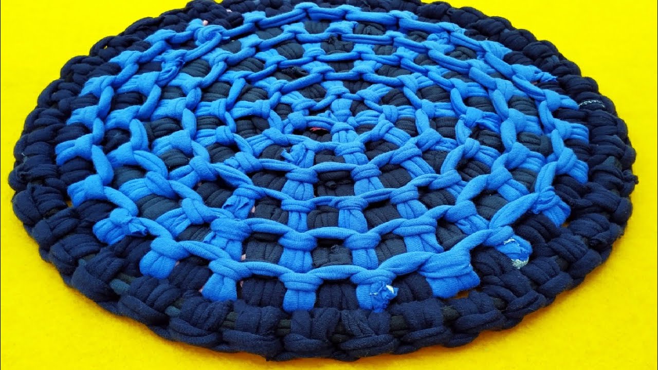 Super Easy Doormat idea with old clothes #4 , doormat making at home with old clothes, paydan