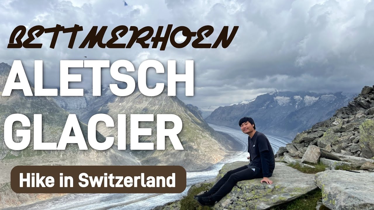 Close up of Aletsch Glacier | A BETTER viewpoint than Jungfrau! | Switzerland | Bettmerhorn
