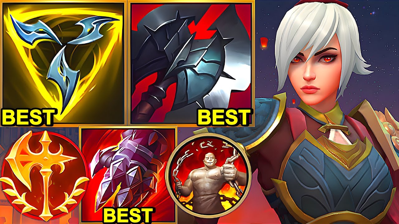 Wild Rift China Riven Jungle - 23KILL 1vs9 Riven Build Runes - Challenger Rank Gameplay - Tier S＋JG