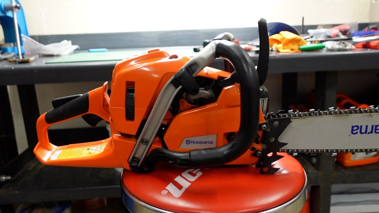 Husqvarna 555 3/4 Wrap handle install