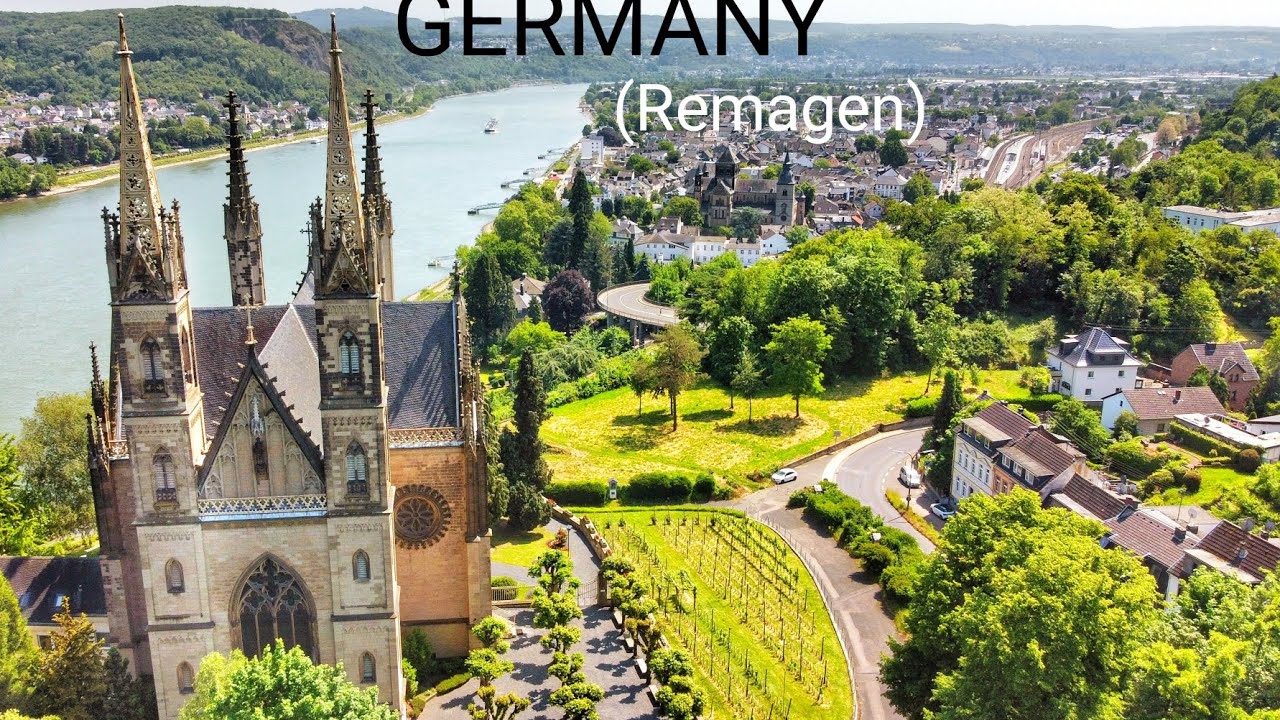 Hiking~Travel~(188)GERMANY~Remagen(Apollinariskirche Remagen)(Strau&szlig;enfarm Gemarkenhof)