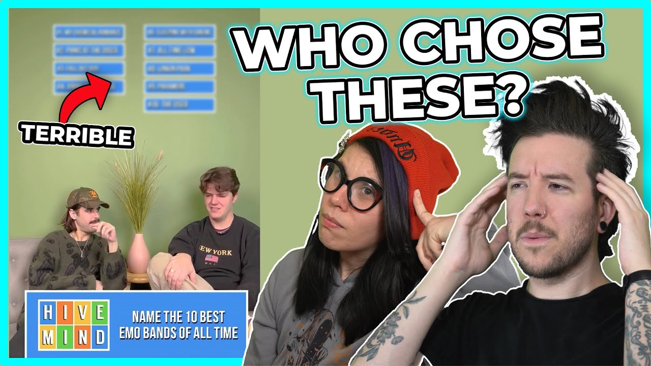 THESE BANDS AREN'T EMO || EMO'S REACT to @HIVEMINDTV Top Ten Emo Bands