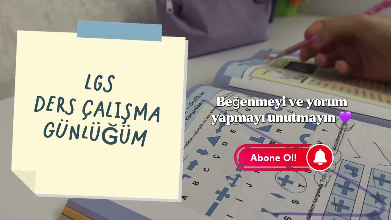 LGS Ders Çalışma Günlüğüm I Cumartesi, Soru Çözümü #lgs2026