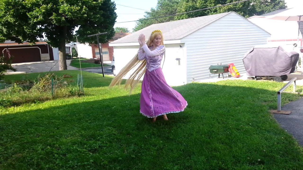 Tangled Rapunzel Cosplay Test