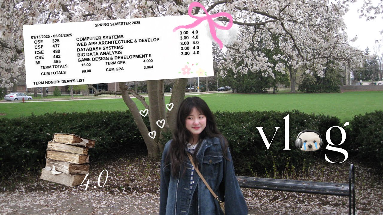 [Sub] Uni diaries l ôn thi học kỳ, presentation, 4.0 GPA, du học Mỹ l 1.thang6