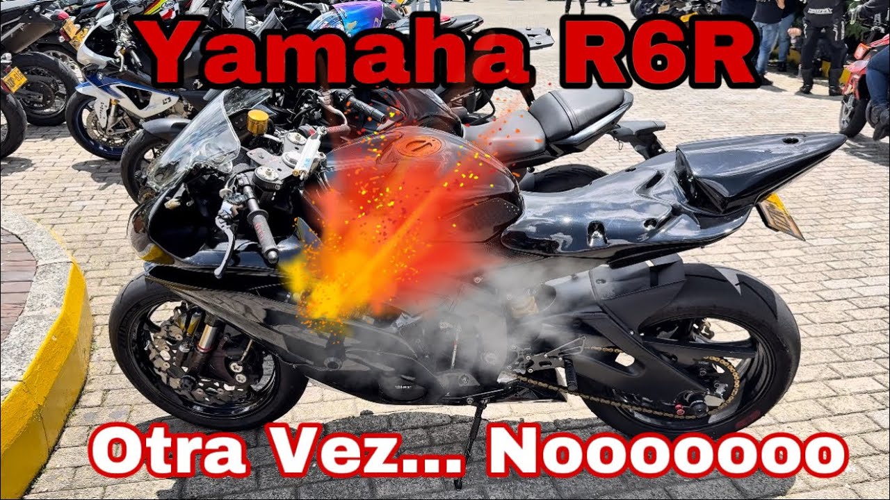 YAMAHA R6R DE CARRERAS SE VOLVIÓ A DAÑAR😱