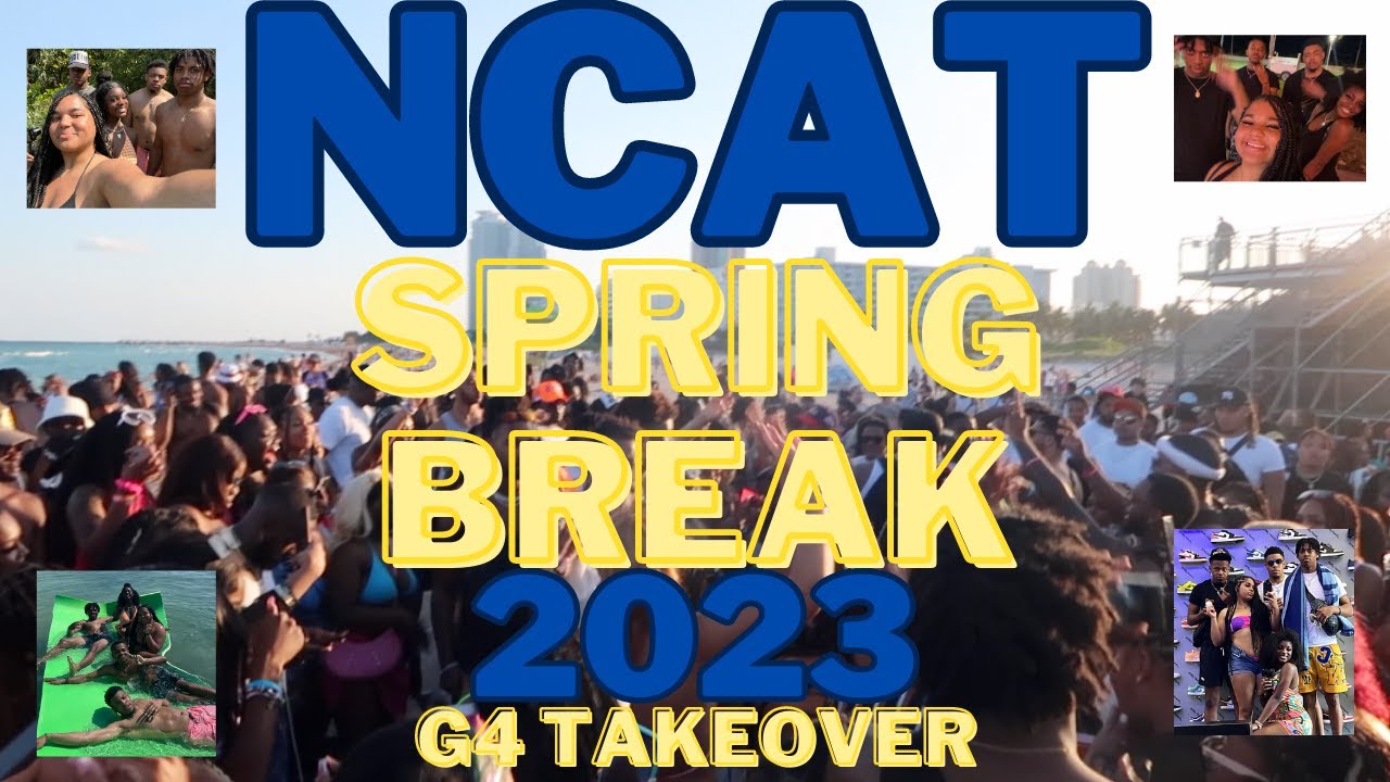 NCAT Miami Spring Break 2023 | G4 TAKEOVER | BEACH PARTY, JET SKIS, PRIVATE BOAT RIDE TO ISLAND |
