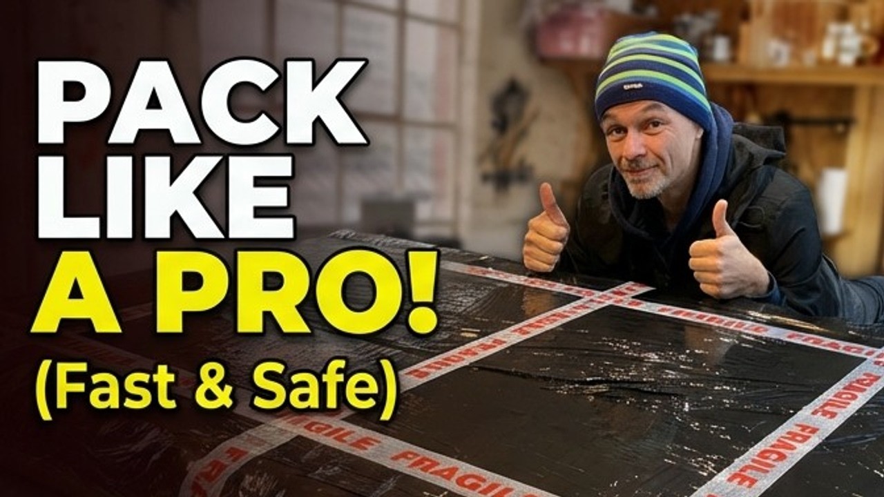 How to pack a painting for shipping in 5 SIMPLE STEPS