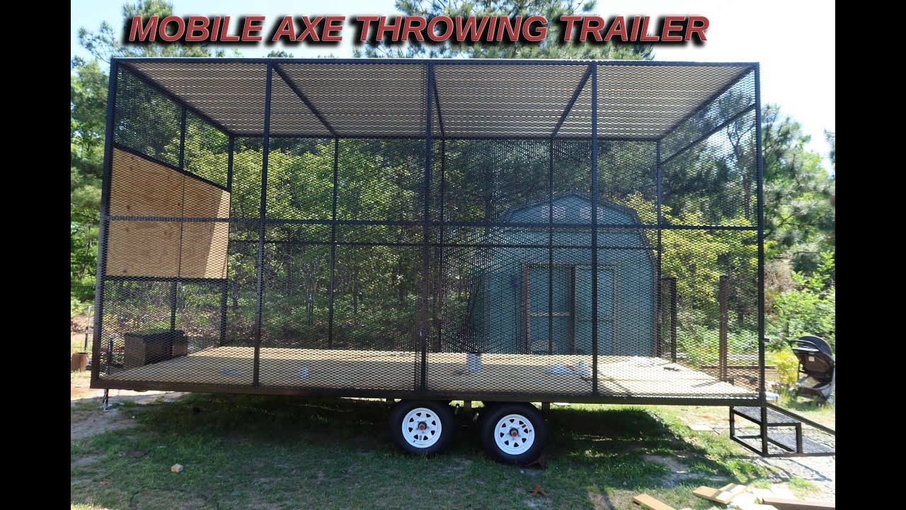 Mobile Axe throwing Trailer 