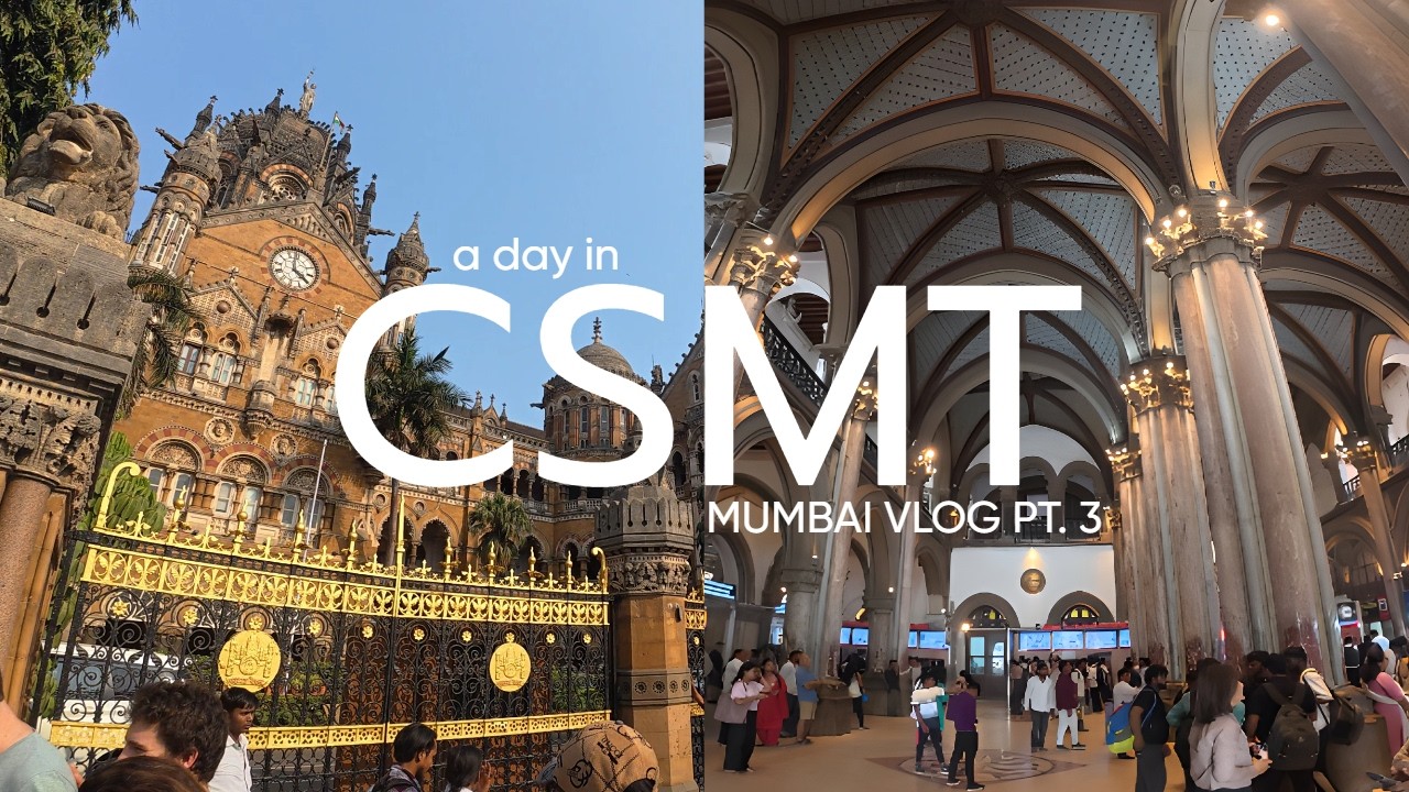 Exploring CSMT Mumbai 😍 | Mumbai Vlog Part 3 | Heritage Station Tour