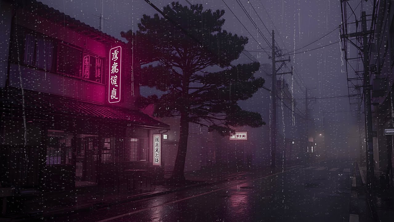 Tokyo Rain at Night 🌧️ | Chill Lofi for Sleep & Study