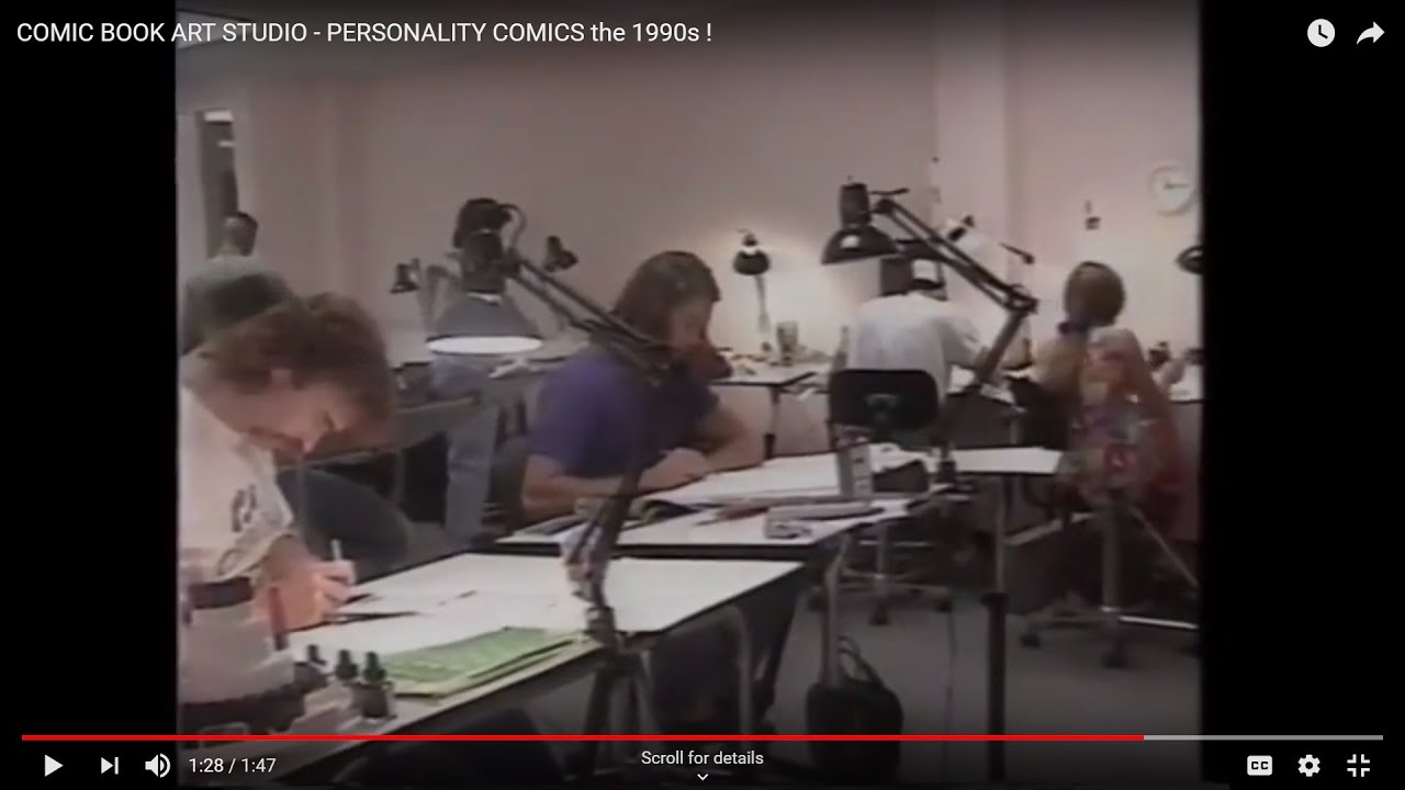 COMIC BOOK ART STUDIO - SPOOF & PERSONALITY COMICS - 1990s !