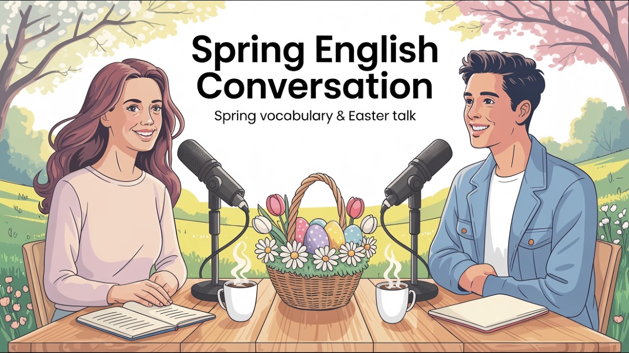 Talking About Spring in English | Bible English Learning Channel | A1 Learning Level Conversations