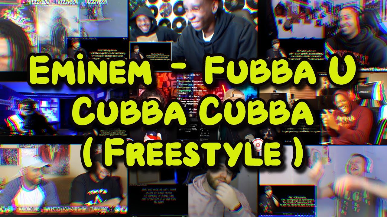 Эминем - Fubba U Cubba Cubba Freestyle | НЕОБРЕЗАННАЯ РЕАКЦИЯ MASHUP