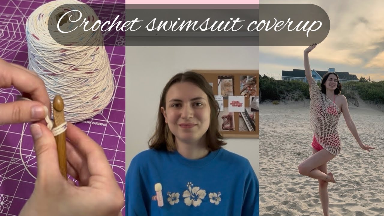 DIY Crochet Swimsuit Coverup (Beginner Friendly)