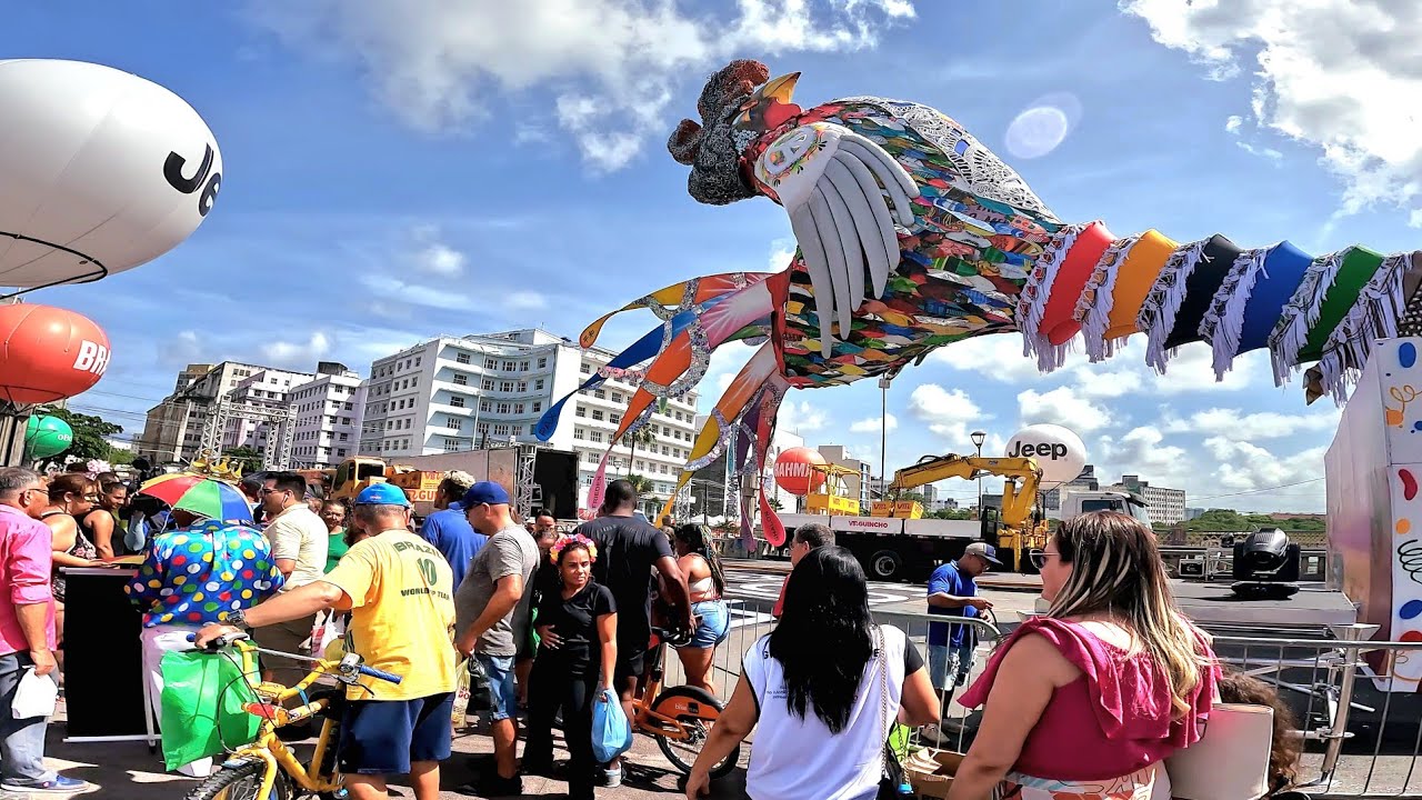 GALO DA MADRUGADA EM RECIFE 2024 PERCURSO CAMAROTES PONTE DUARTE COELHO 07 FEVEREIRO 2024