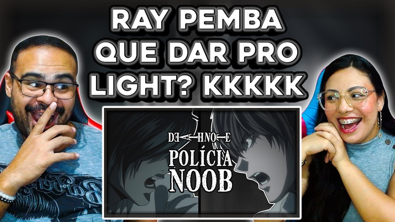 REACT Voice Makers | DEATH NOTE #02 - POLICIA NOOB (PARÓDIA)