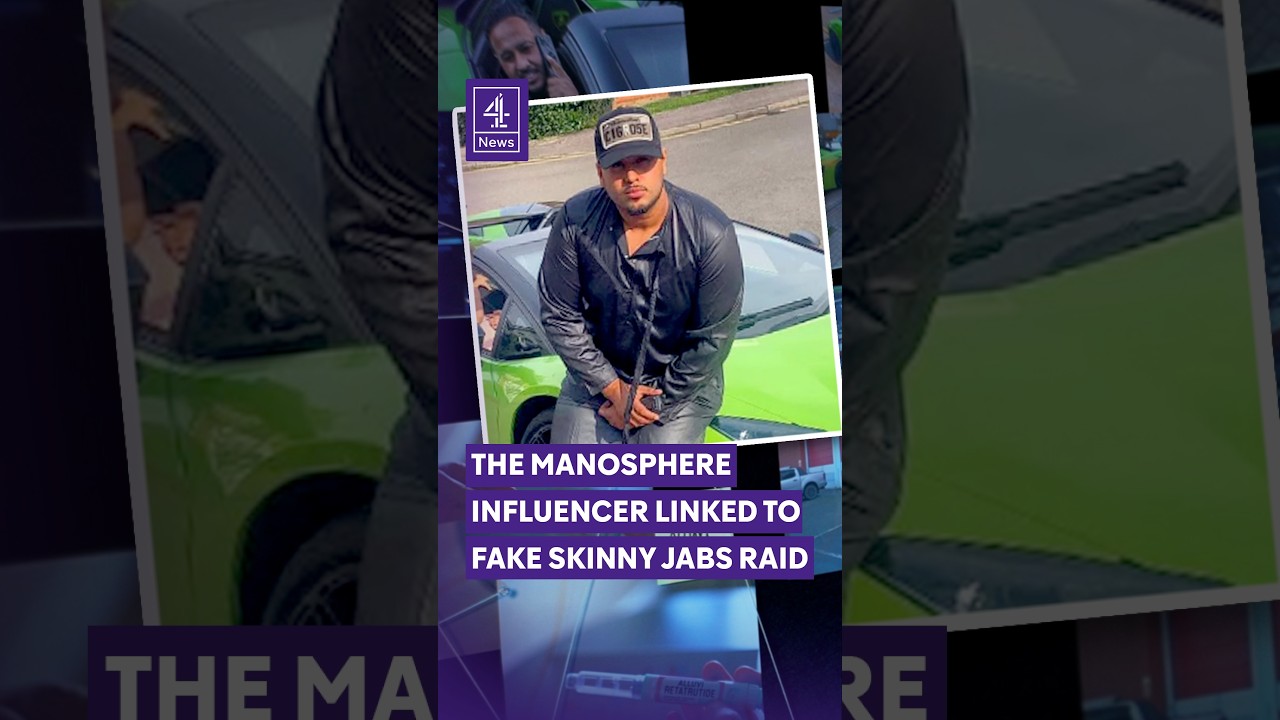 Who is manosphere influencer linked to fake weight loss drugs raid?