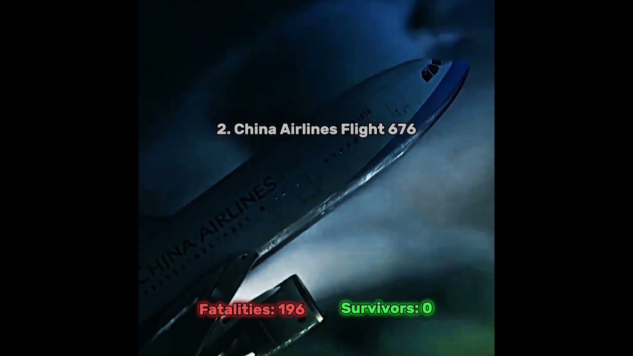 Top 4 Taiwan's worst plane crash