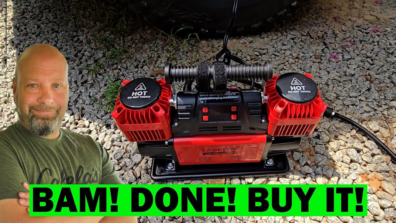 LASFIT X4 Off Road Automatic Air Compressor DUAL Cylinder Review