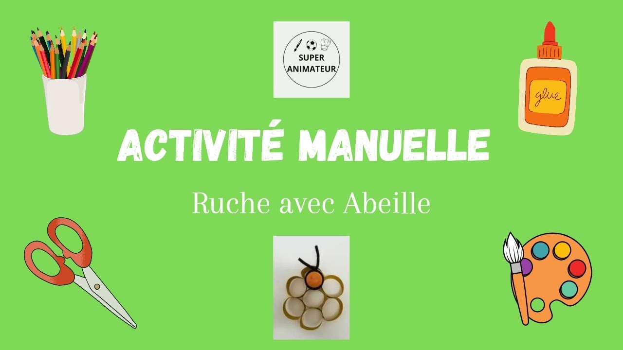 Activité manuelle - Ruche Abeille - Super-Animateur - Printemps, été, insectes.