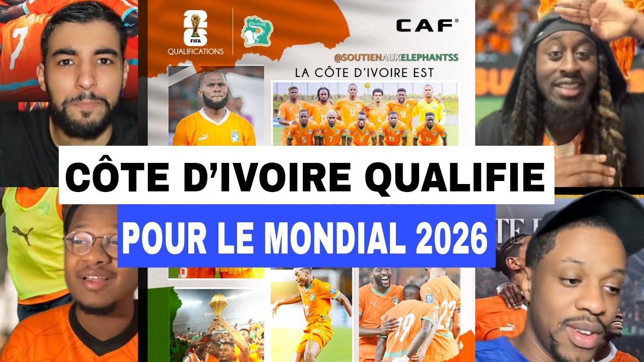 🚨12 ans Apr&egrave;s, La C&ocirc;te d&rsquo;Ivoire🇨🇮 est de Retour &agrave; la Coupe du Monde 2026, Les champions d'Afrique ✅️
