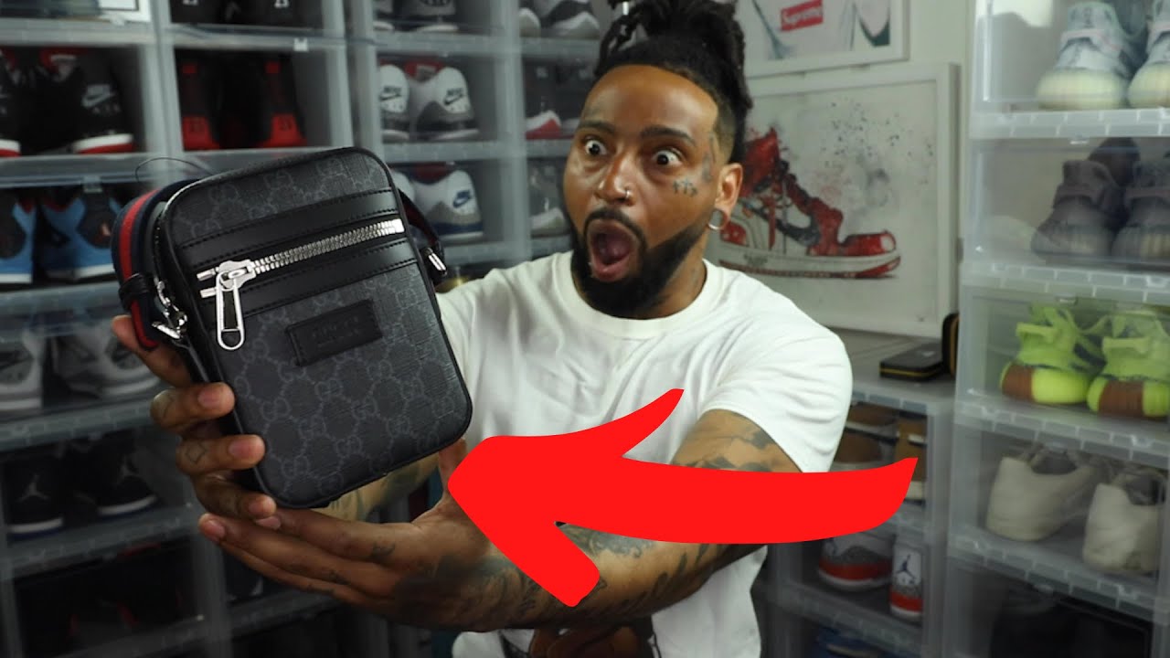 UNBOXING MY GUCCI MESSENGER MAN BAG ! | A SNEAKERHEAD ESSENTIAL