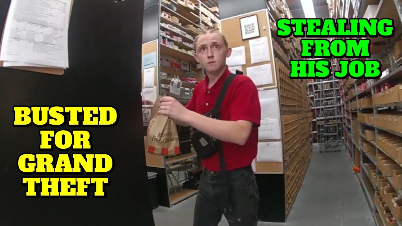 Employee gets Busted for Stealing at Auto Zone - Groveland, Florida - July 10, 2024