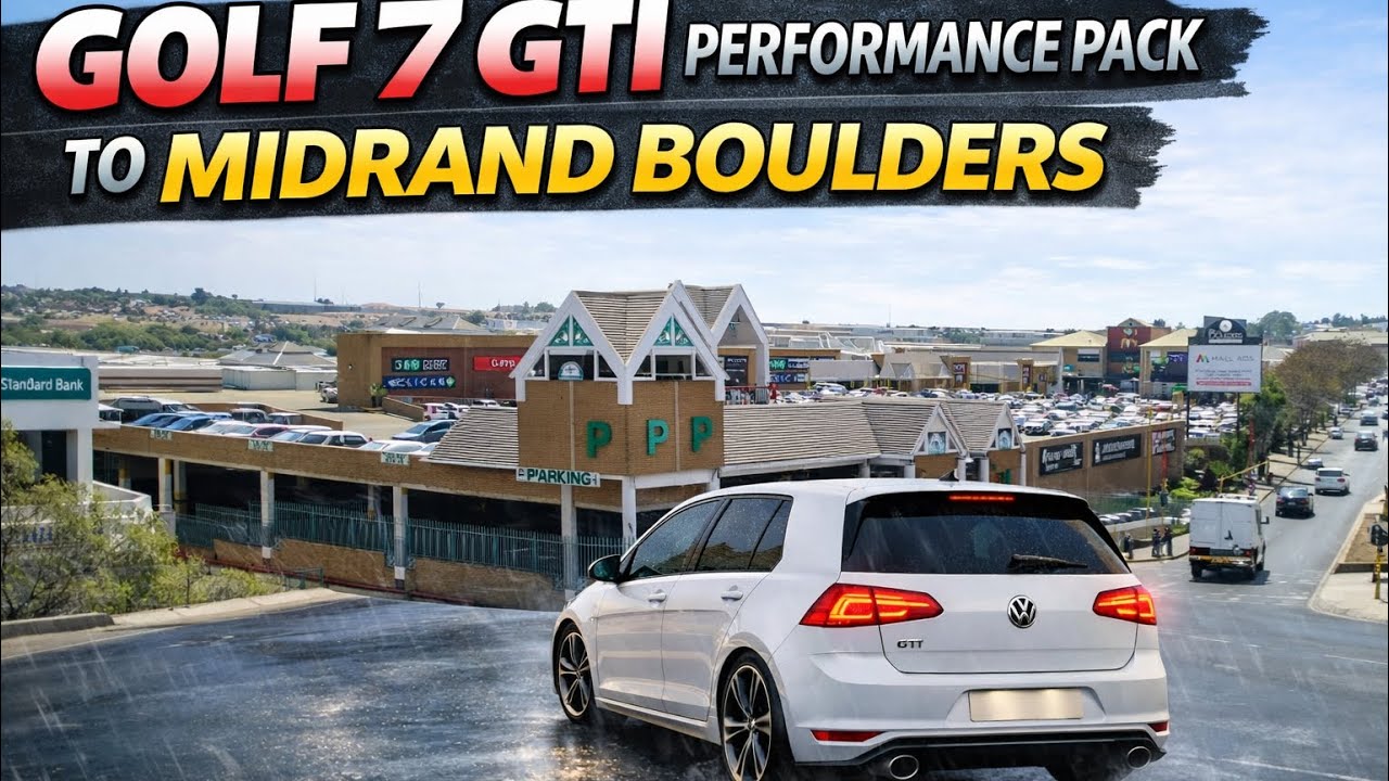 Come with me to Midrand Boulders | Golf 7 GTi Performance Pack | Johannesburg | 4K 