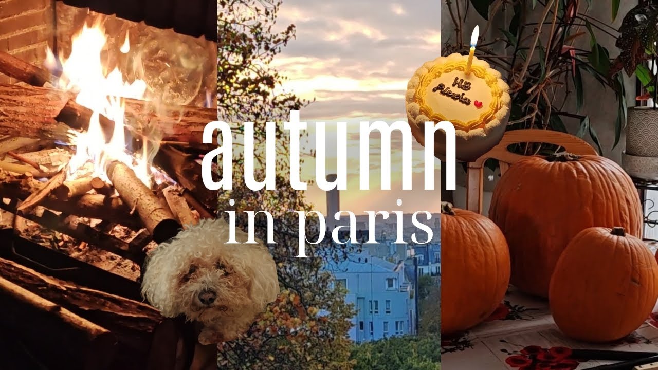 autumn in paris 🎃 - halloween, pumpkins & cozy birthdays