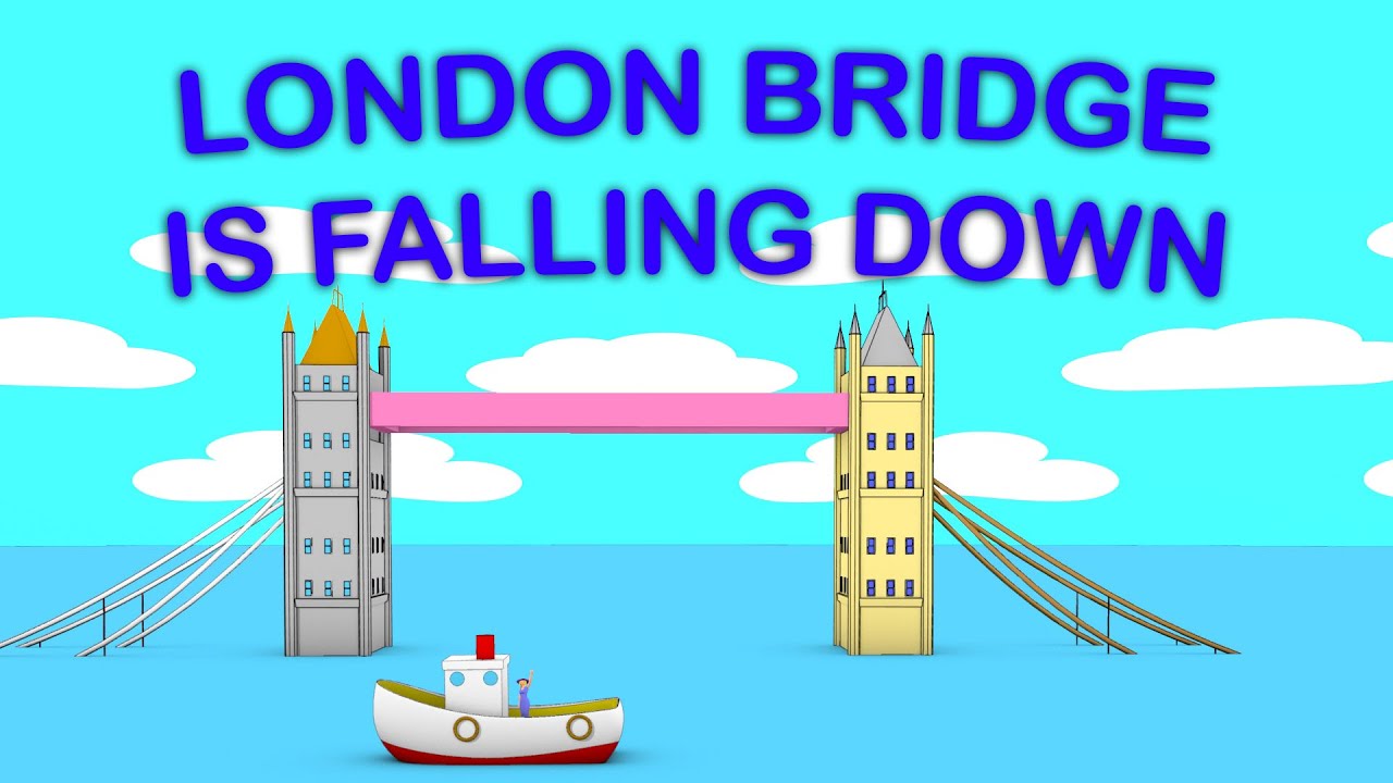 LONDON BRIDGE IS FALLING DOWN - Roly Poly Rhymes - Nursery Rhymes Made For Kids