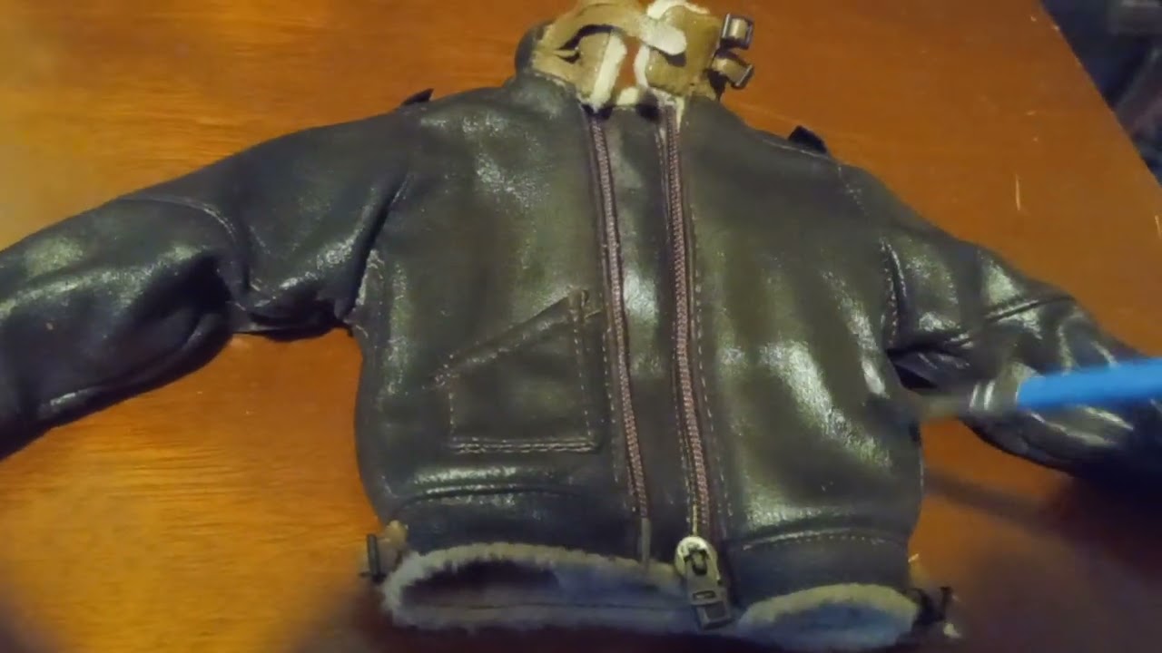 How to repair 1/6 scale leather jacket