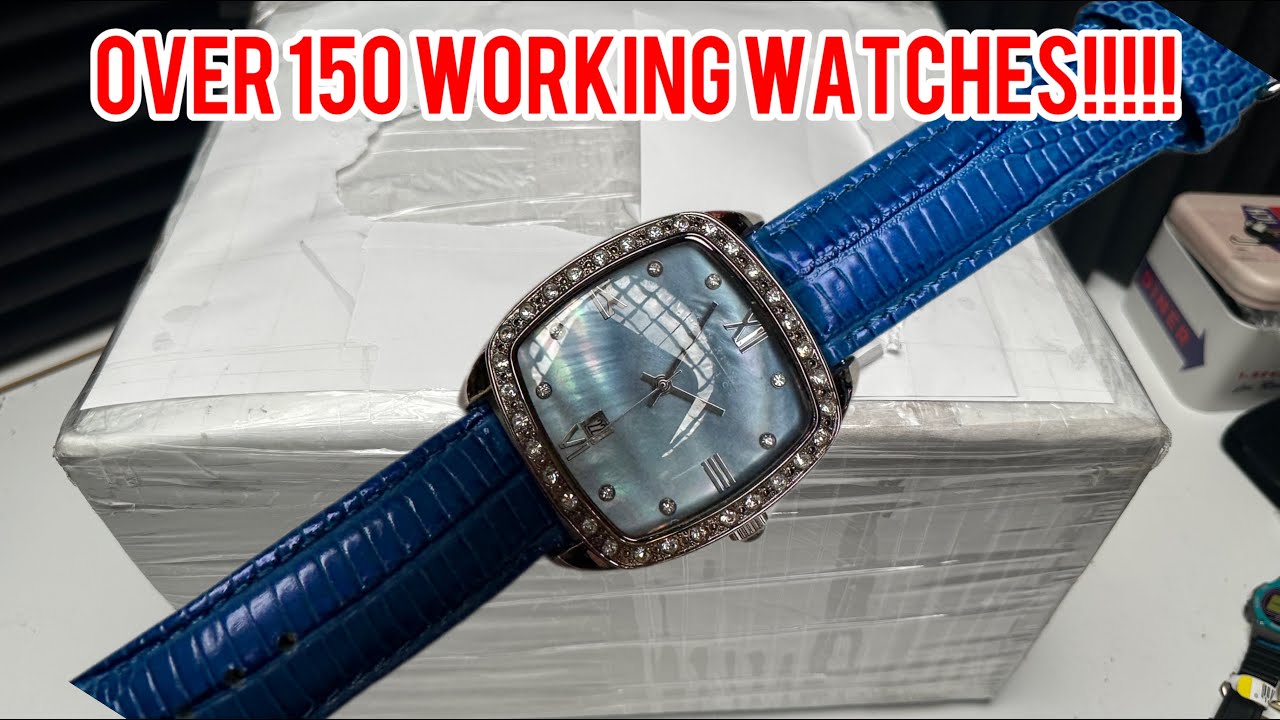 Opening a Mystery Box of 150 Watches! Did I Score Big?