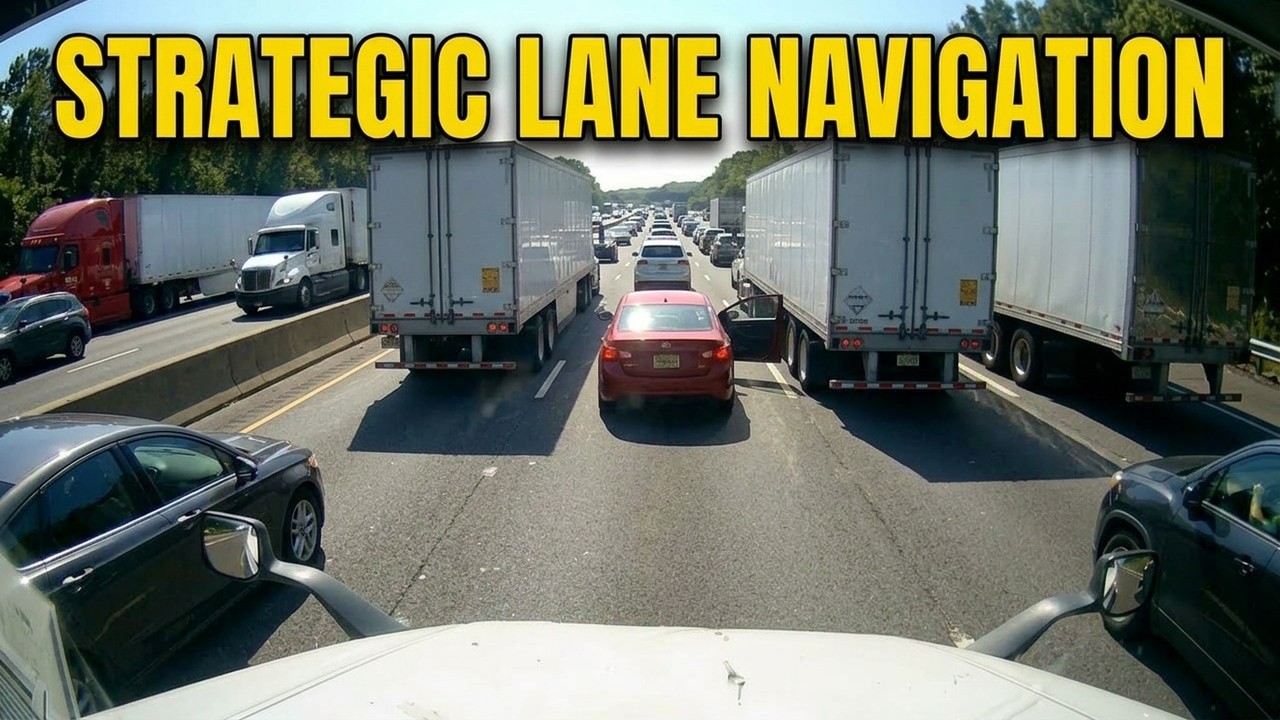 Truck Driver POV New Jersey: Strategic Lane Warfare.