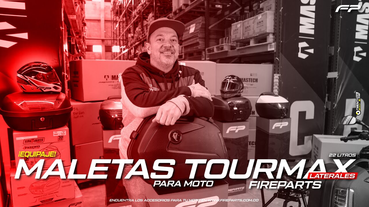 Maletas Laterales para Moto TOURMAX 22LT / Fireparts