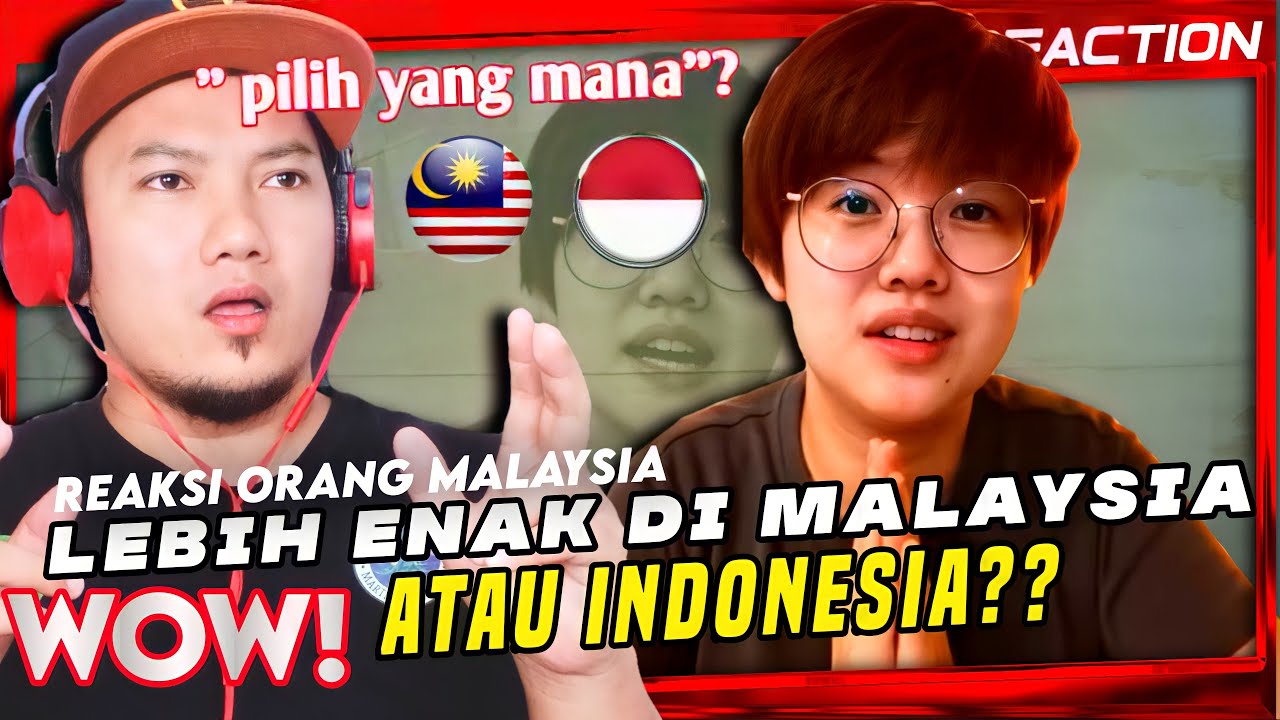 🇮🇩 LEBIH ENAK DI MALAYSIA ATAU INDONESIA?? | 🇲🇾 Reaction