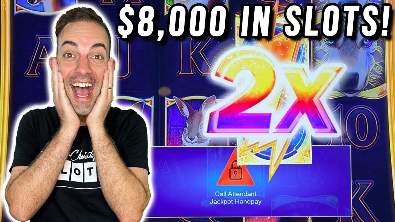 $8,000 in Slots, MAX BET for BONUSES! 🐺 I Couldn't Stop...