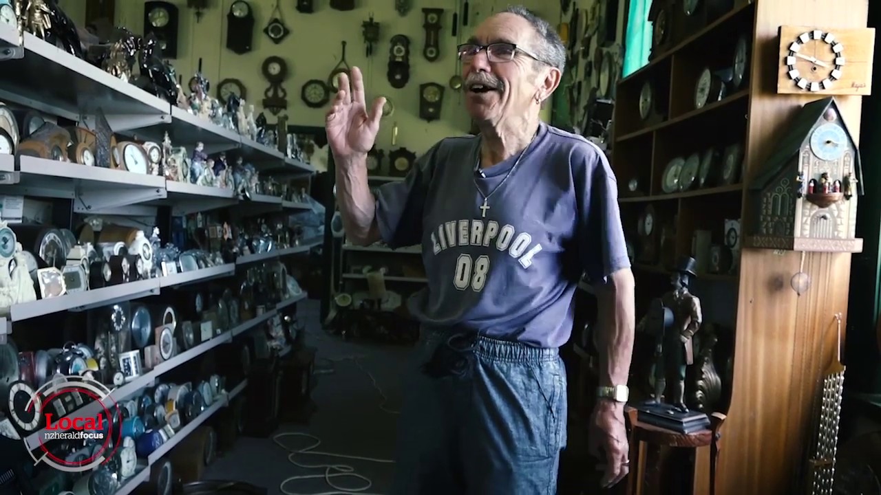 Bill and his clock collection | Local Focus